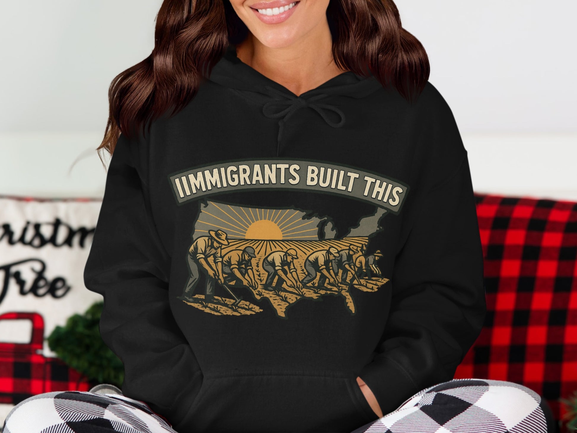 Immigrants Built This Graphic Hoodie Product