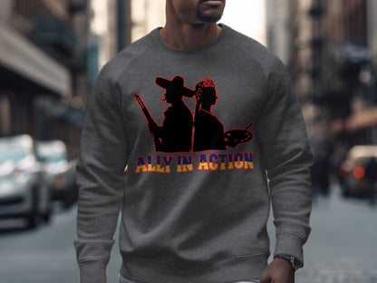 Ally in Action Graphic Sweatshirt