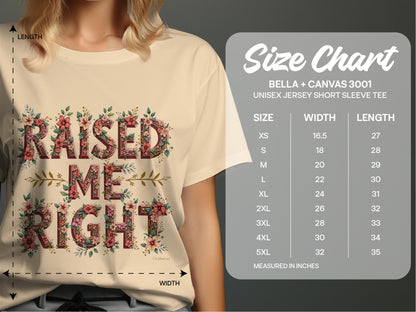 Raised Me Right Unisex Jersey Short Sleeve Tee product