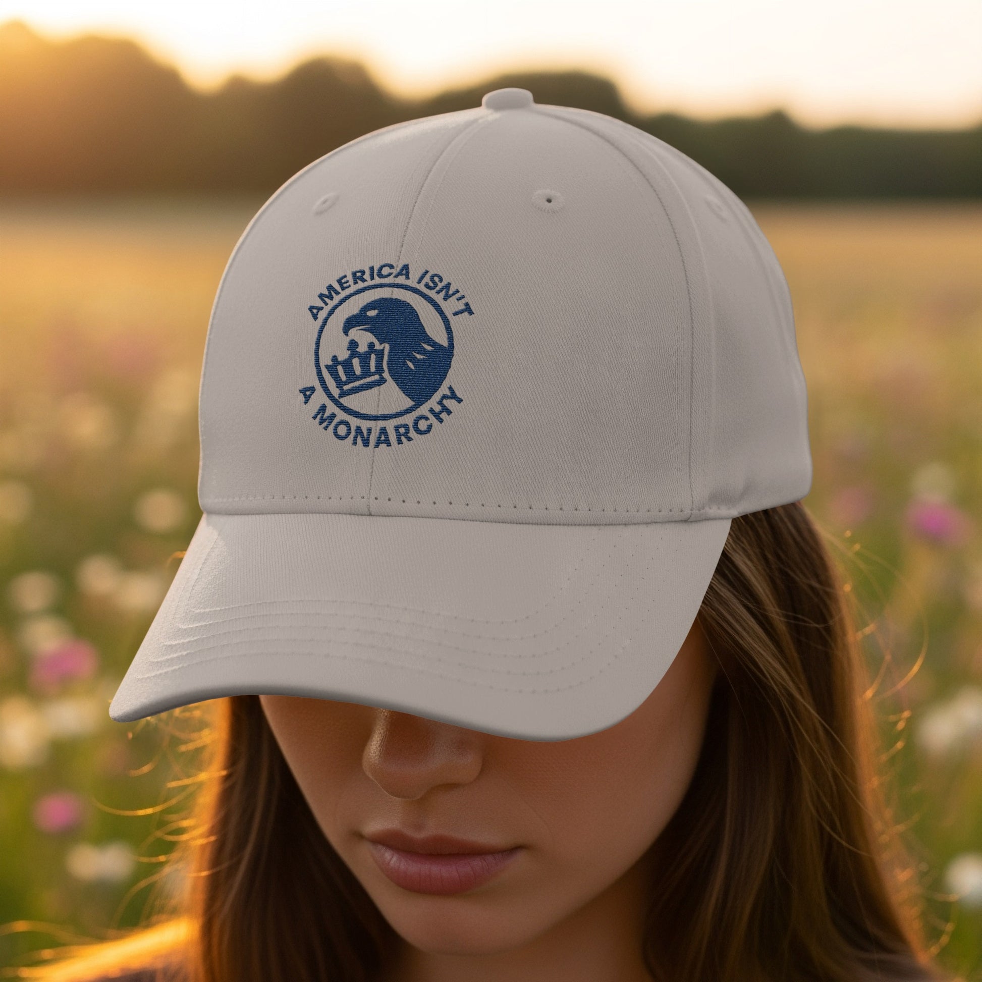 America Isn't a Monarchy Blue Crown Hat product