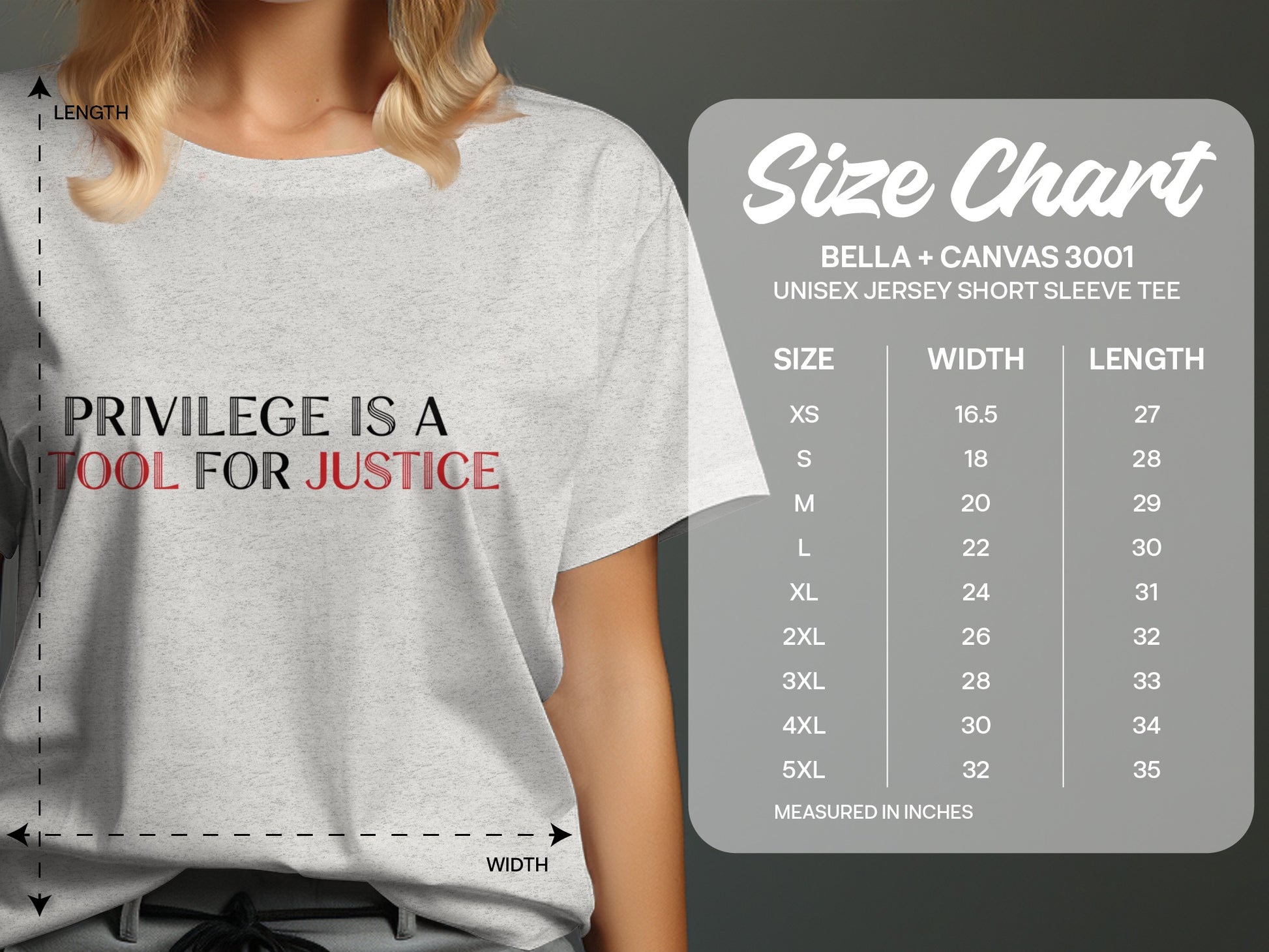 Privilege Is A Tool For Justice T-Shirt