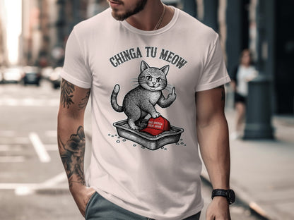 Chinga Tu Meow Cat MAGA Hat Litter Box Design product type