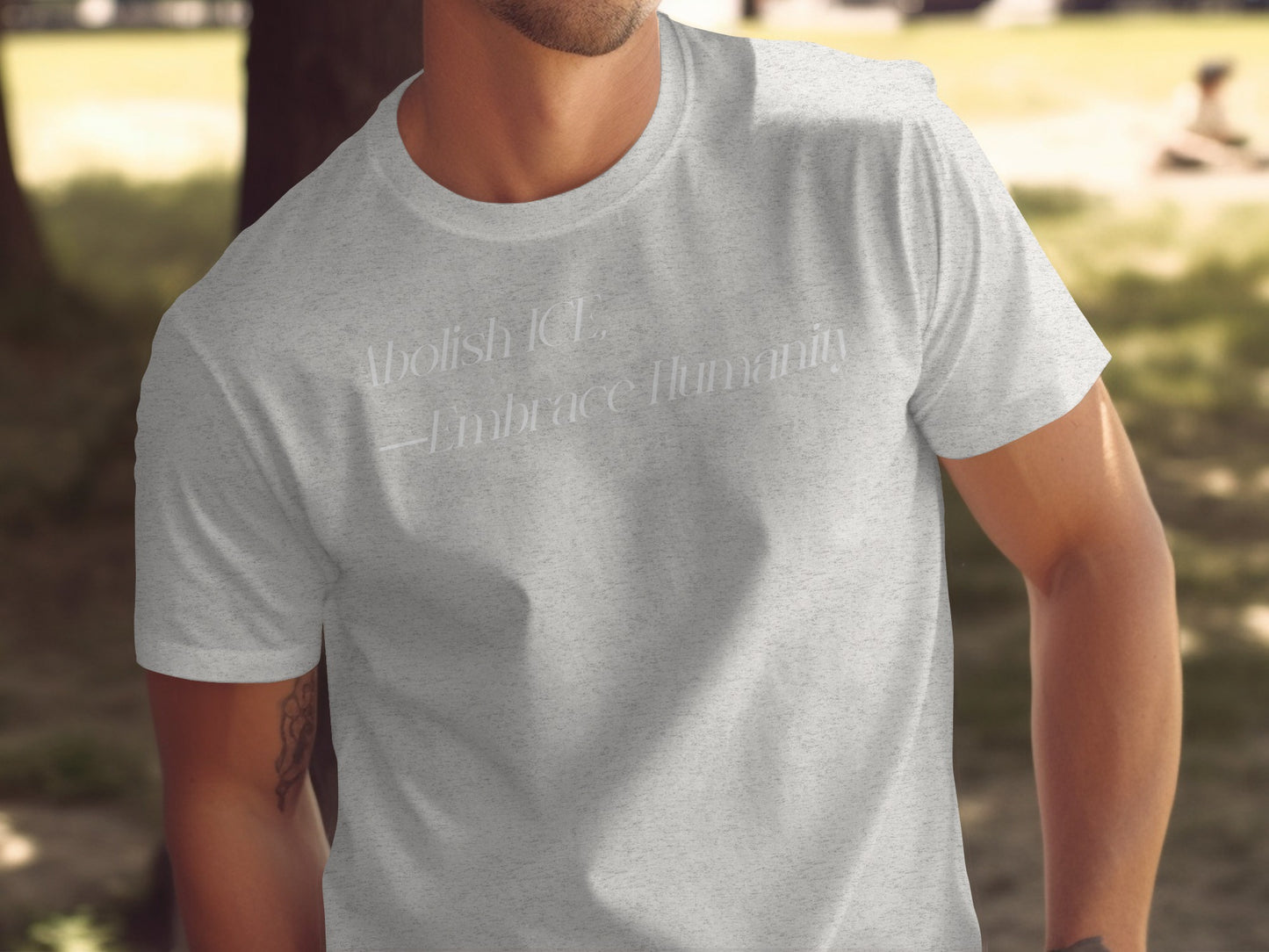 Abolish ICE Embrace Humanity Statement T-shirt product type