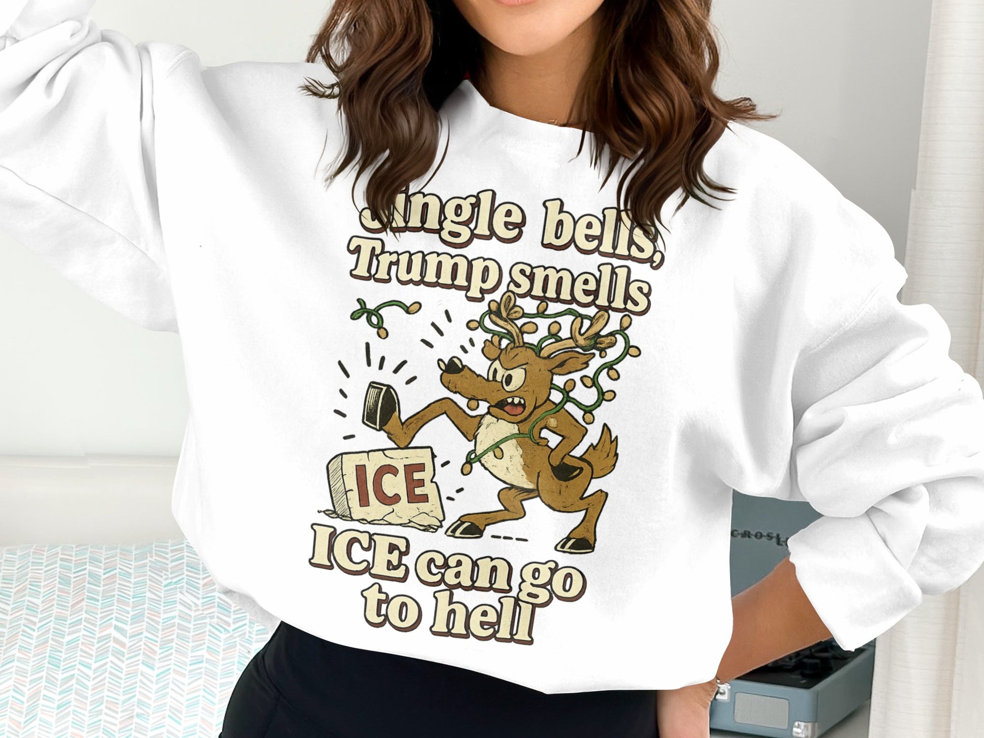 Jingle Bells Trump Smells Christmas Sweatshirt
