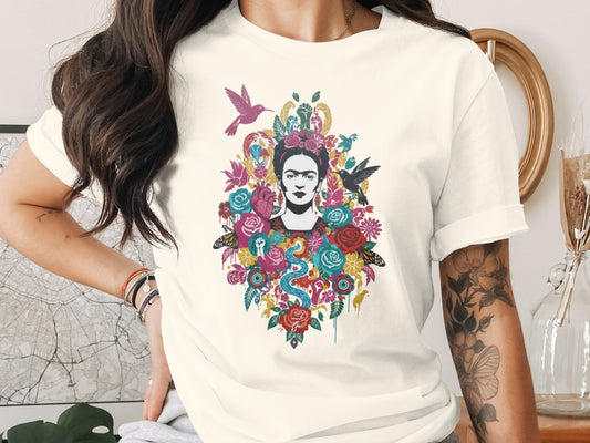 Frida Kahlo Floral Hummingbird Butterfly Artwork product type