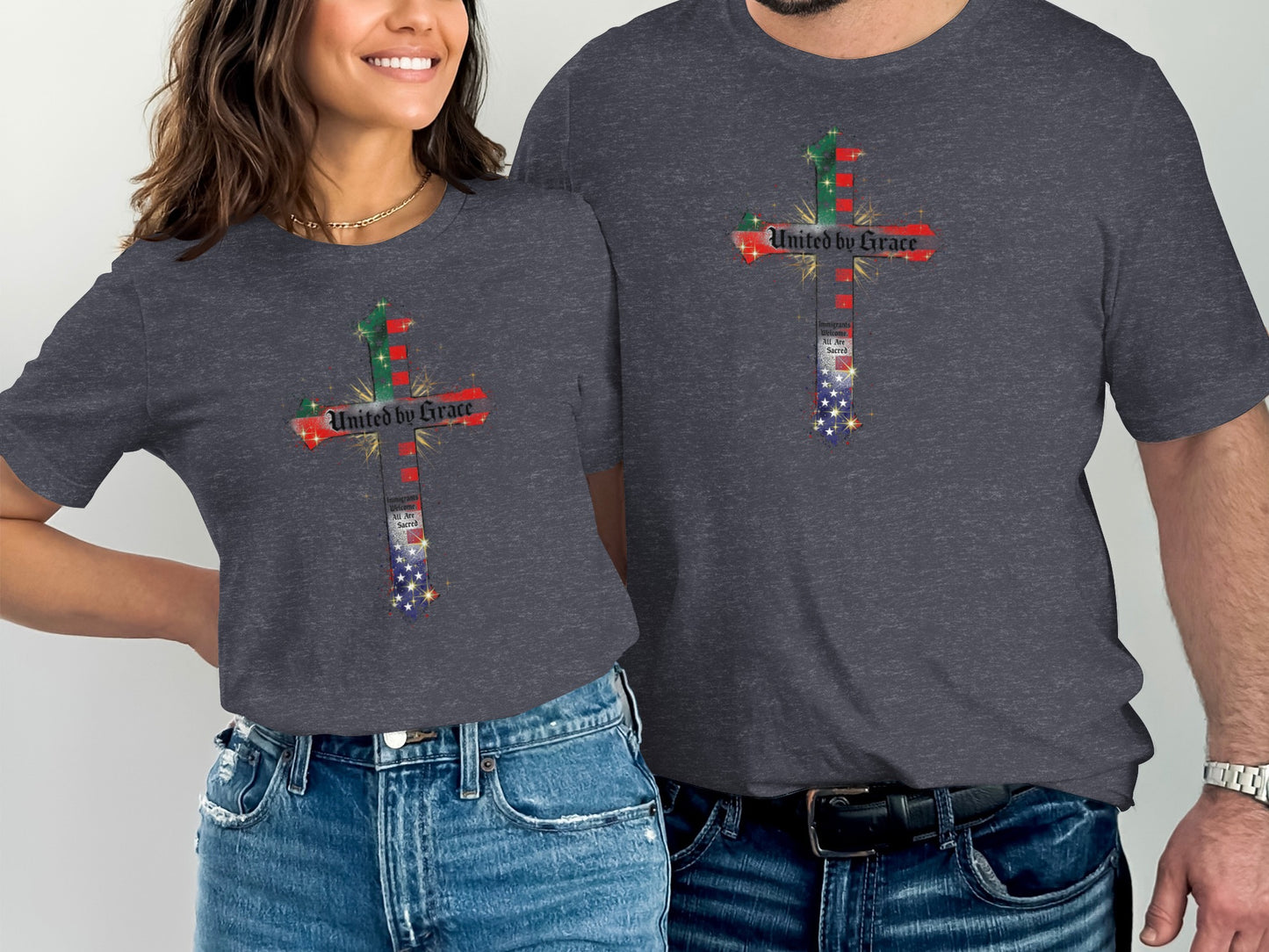 United by Grace Cross Graphic T-shirt product