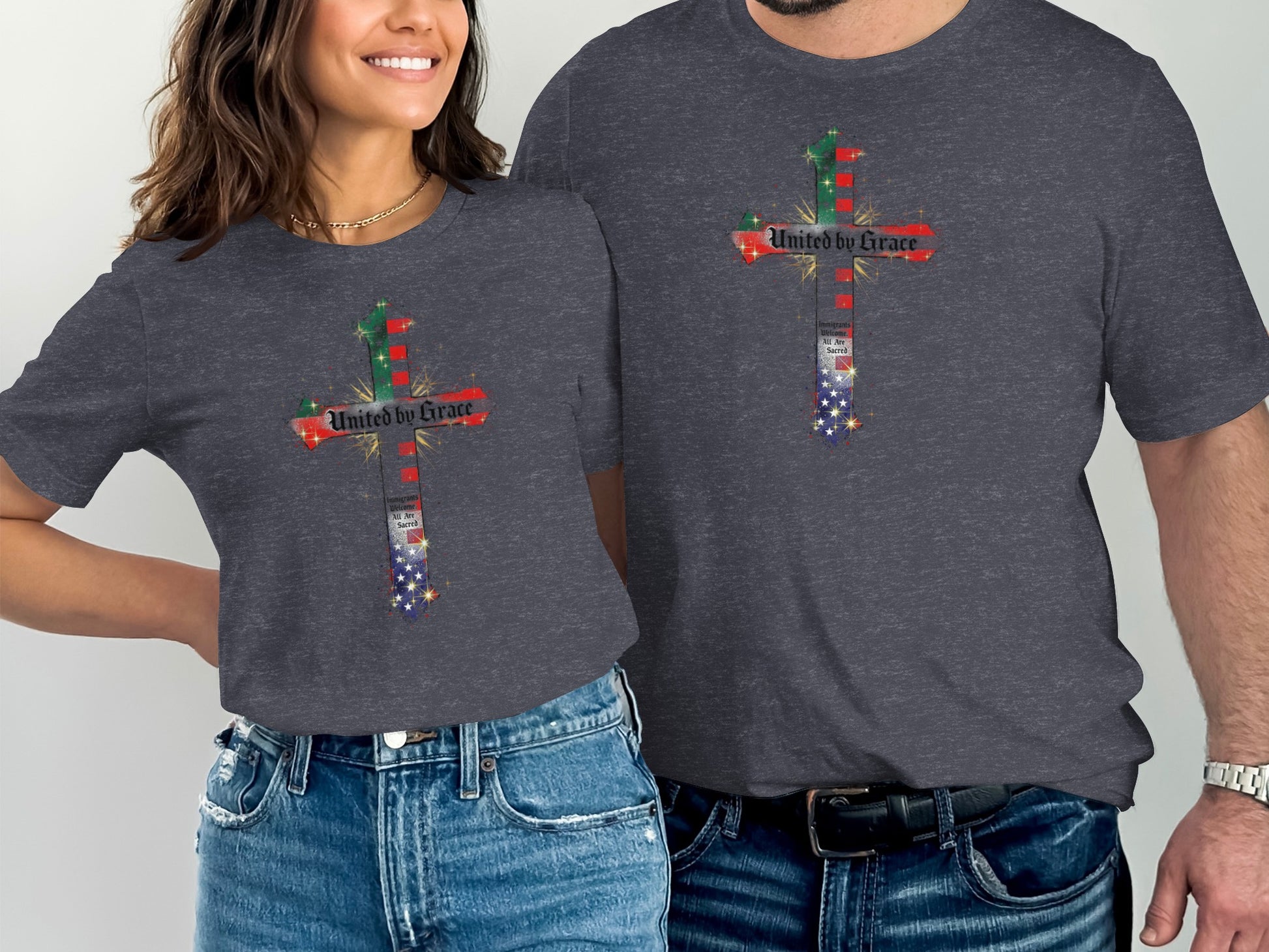 United by Grace Cross Graphic T-shirt product