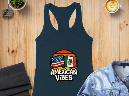 AMEXICAN VIBES Graphic Design Tank Top product