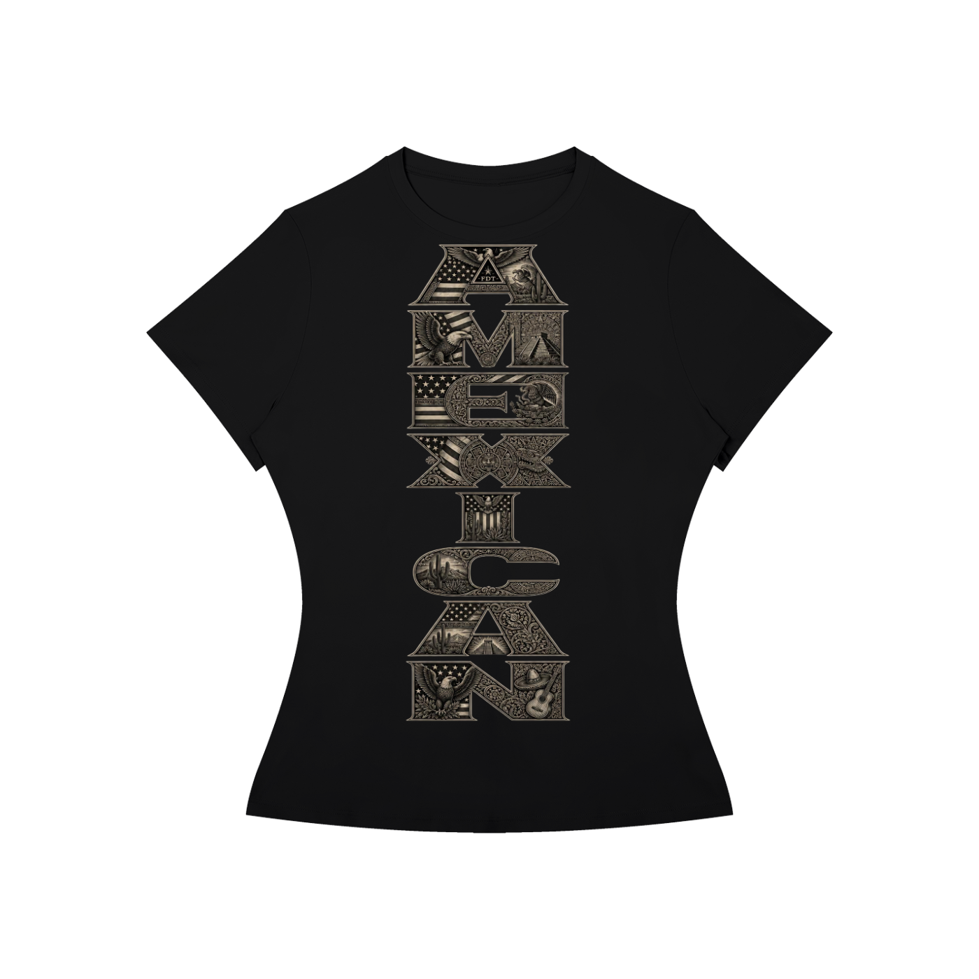 Amexican Pride Brown and Proud Women’s Slim Fit Performance T-Shirt