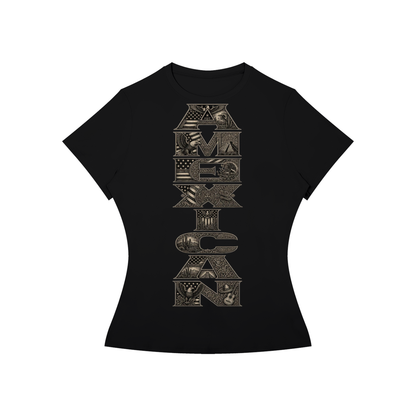 Amexican Pride Brown and Proud Women’s Slim Fit Performance T-Shirt