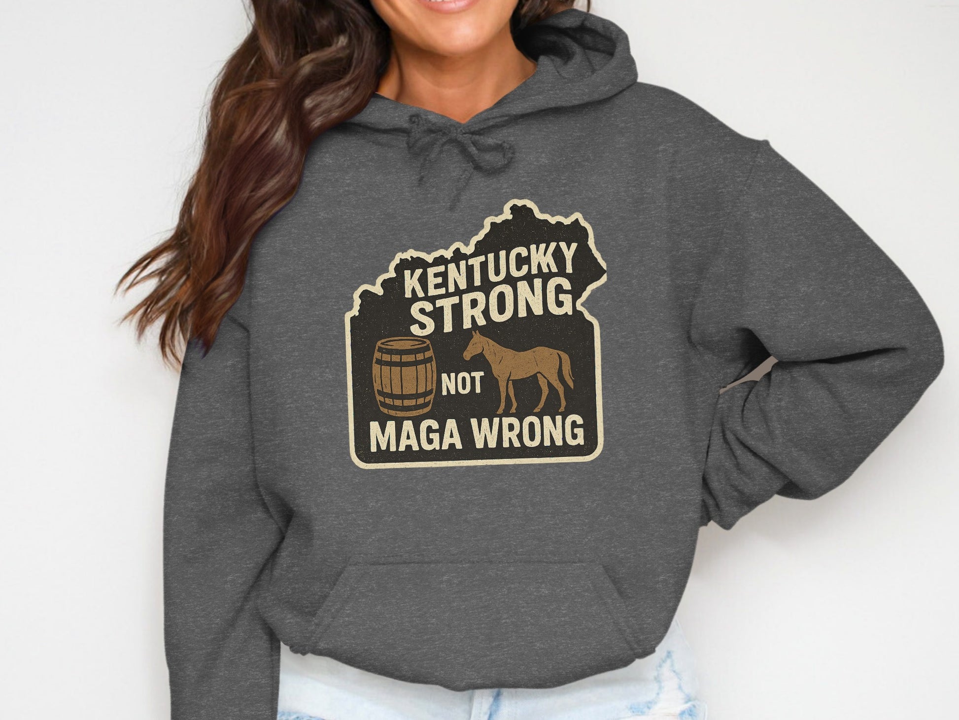 Kentucky Strong Not Maga Wrong Hoodie product type