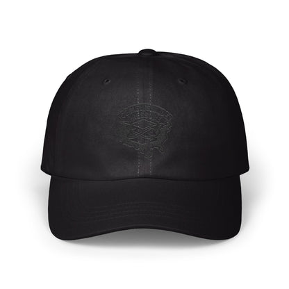 Black Baseball Cap with Detailed Embroidery product