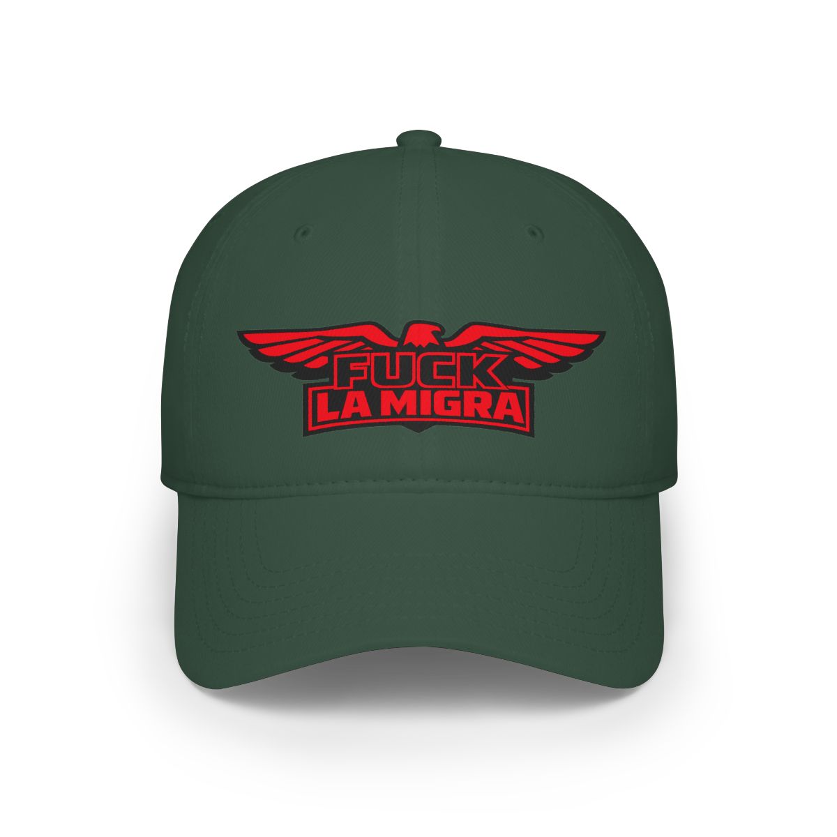 Fuck La Migra Green Hat Bold Statement Cap