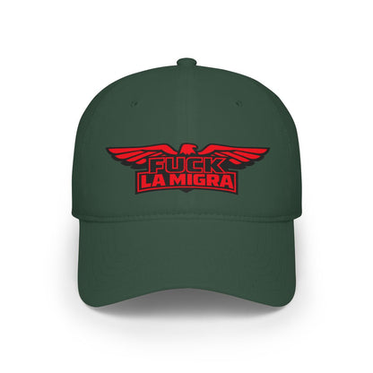 Fuck La Migra Green Hat Bold Statement Cap