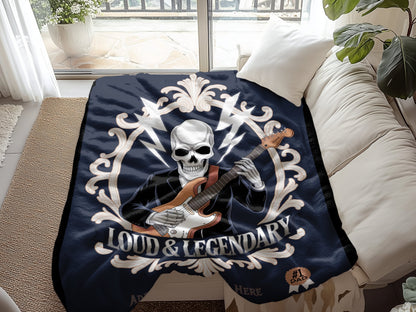 Loud and Legendary Skull Guitarist Dad Blanket product