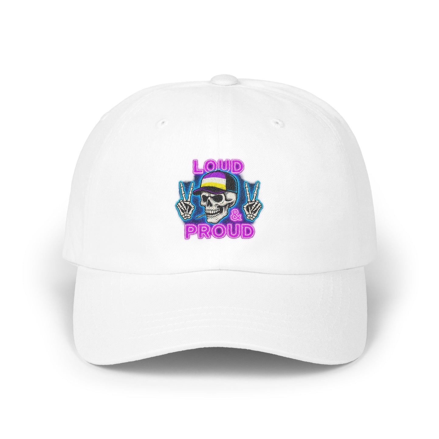 Loud and Proud Skull Embroidered Cap product