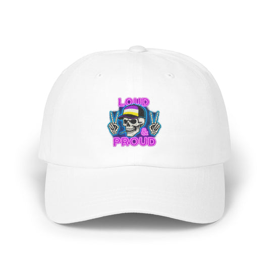 Loud and Proud Skull Embroidered Cap product