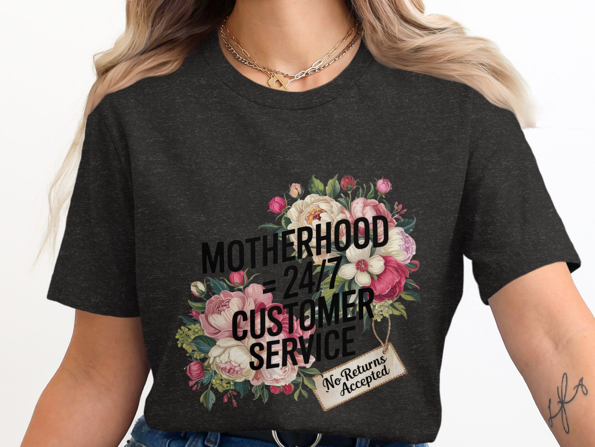 Motherhood 24/7 Customer Service Graphic Tee product