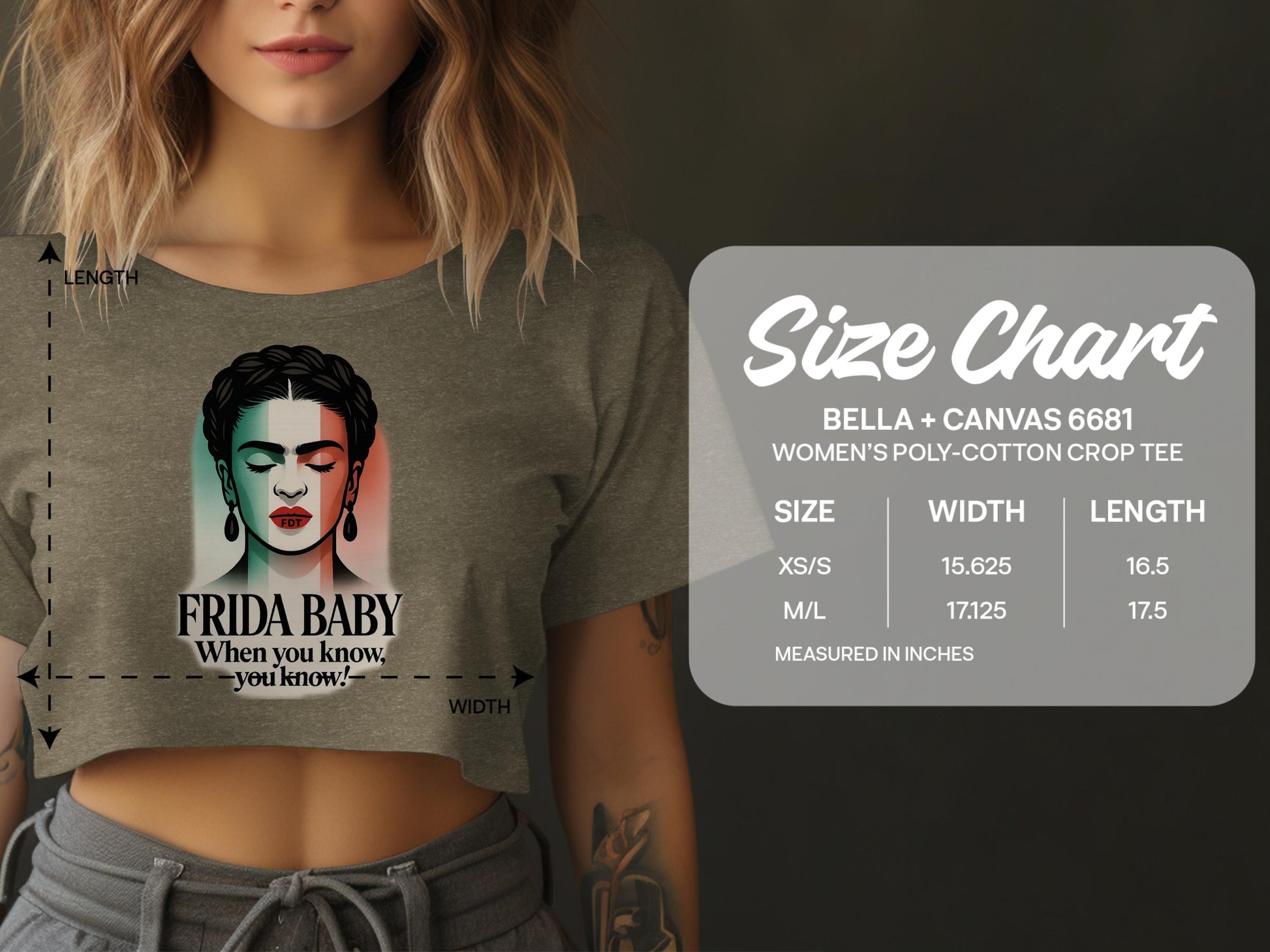 Frida Baby When You Know You Know Crop Tee product