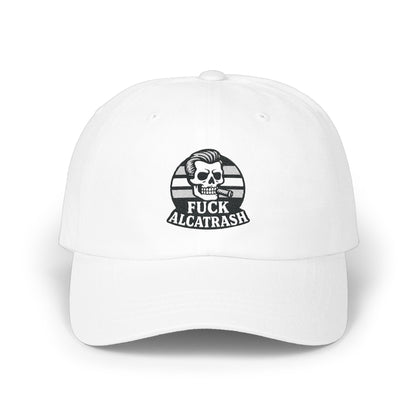 Fuck Alcatrash Skull Embroidered Design Hat product type