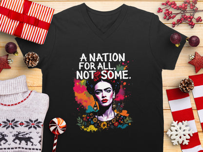 A Nation For All Not Some V-Neck T-Shirt