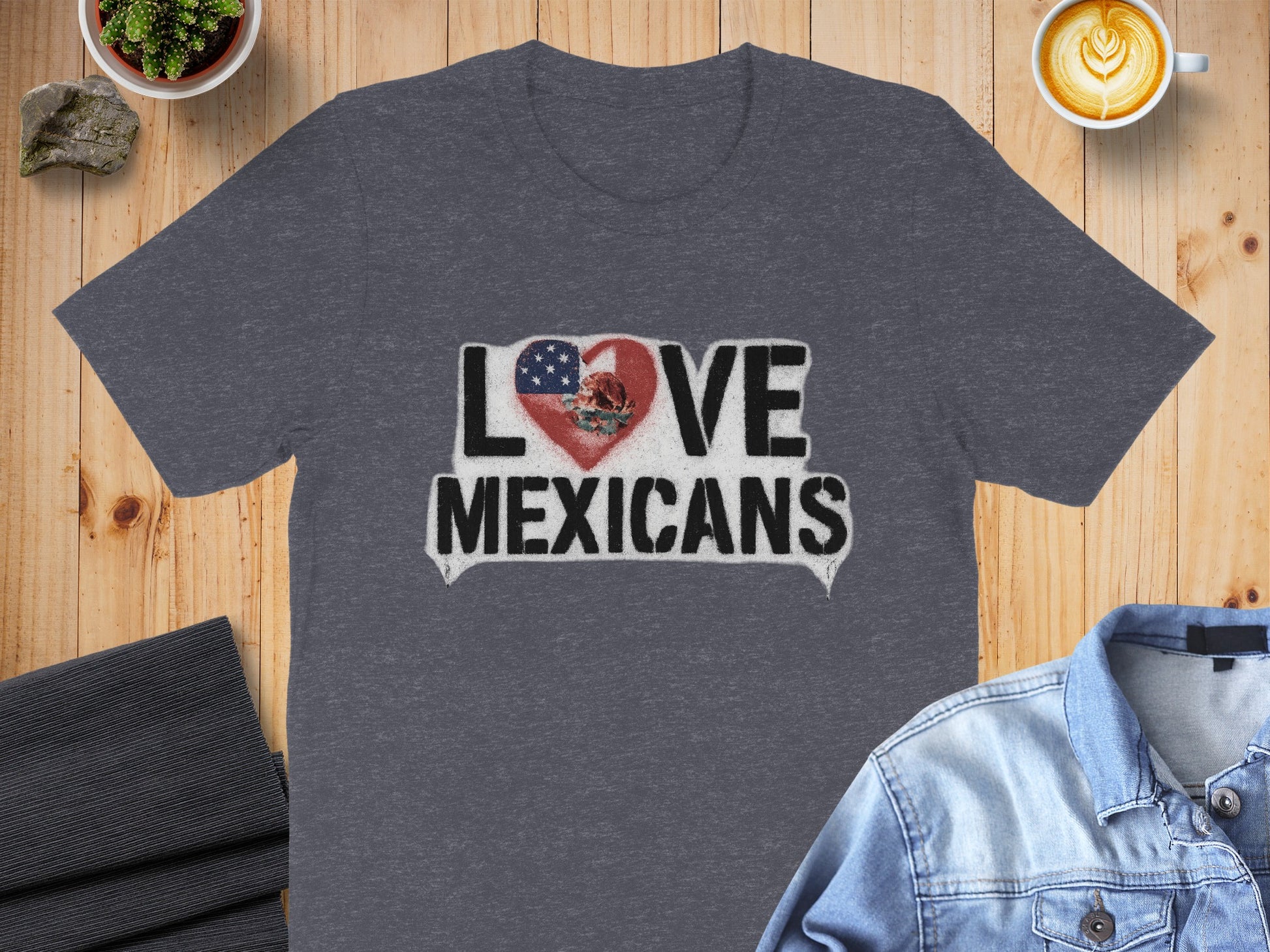 Love Mexicans Graphic Tee Shirt product type