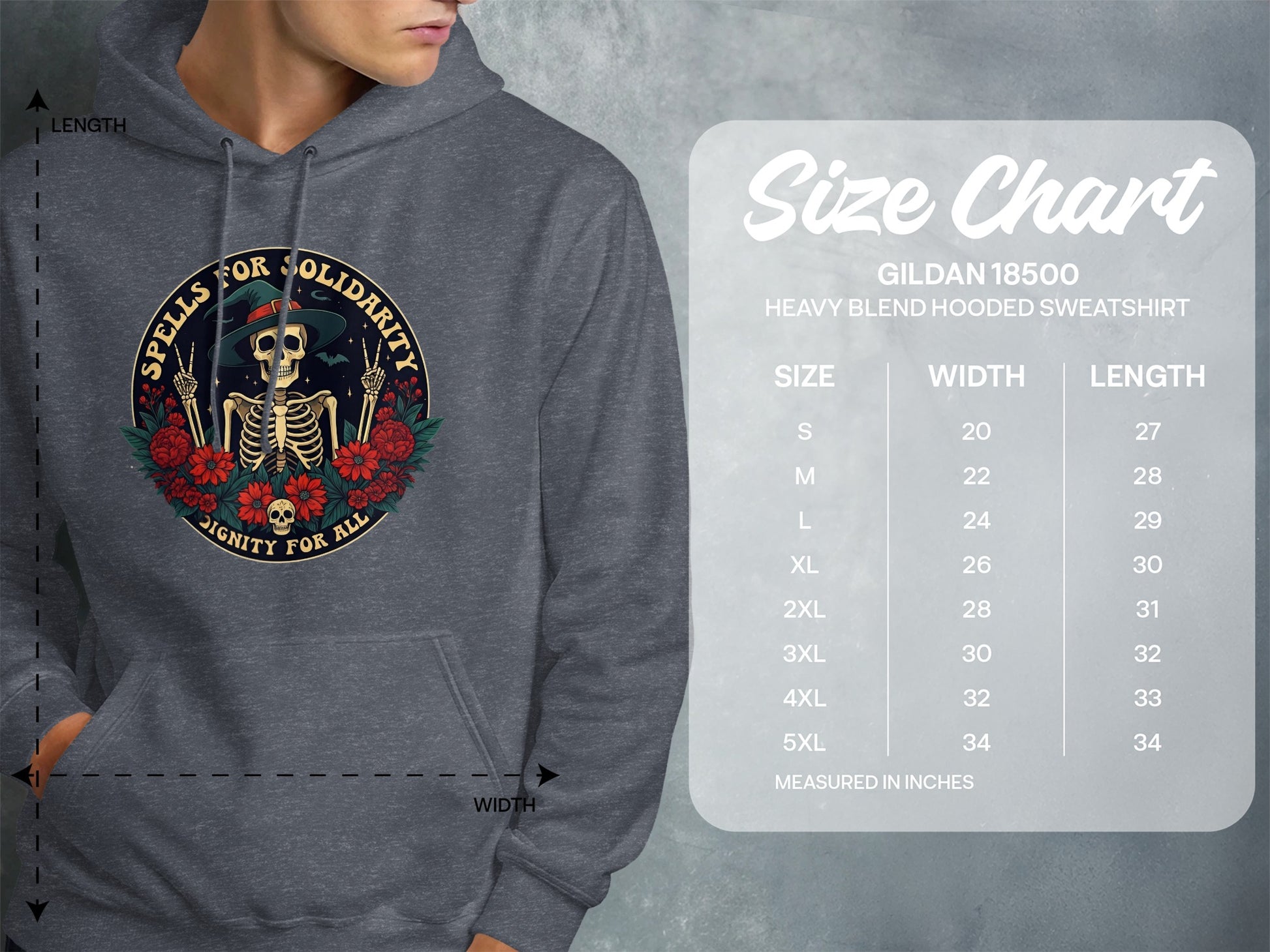 Spells For Solidarity Heavy Blend Hooded Sweatshirt product