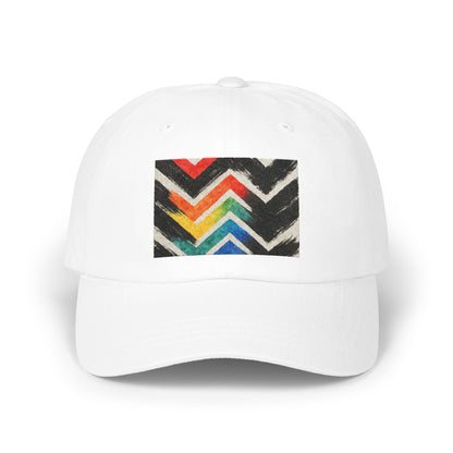Colorful Chevron Pattern White Hat product