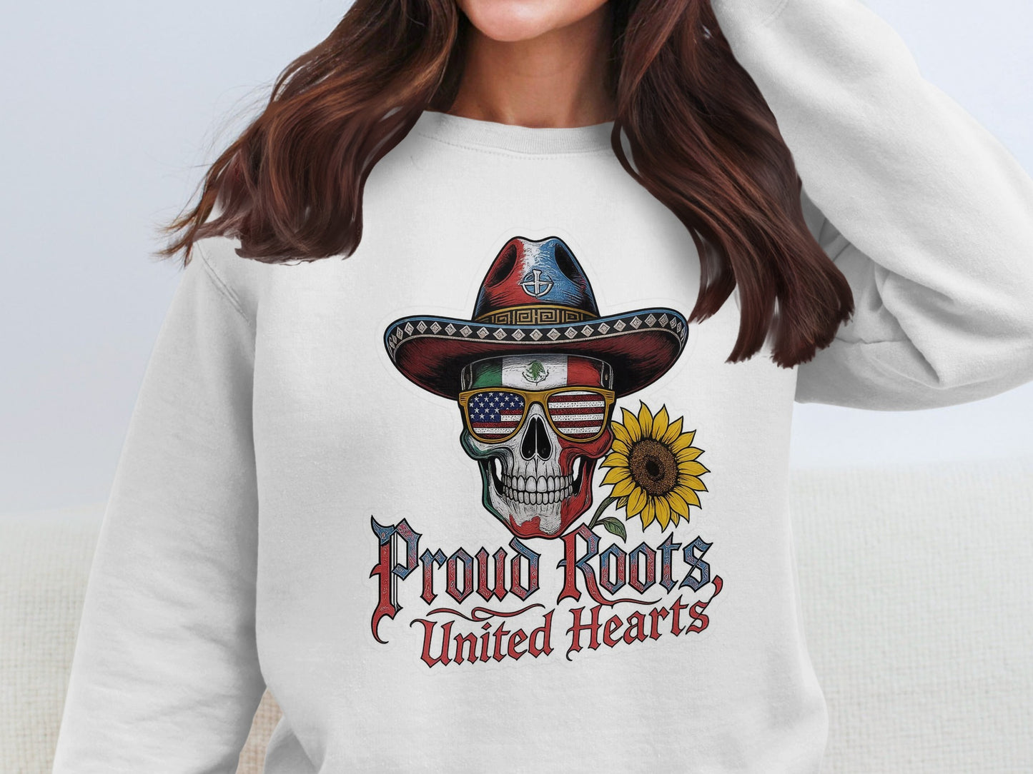 Proud Roots United Hearts Skull Design sweatshirt product