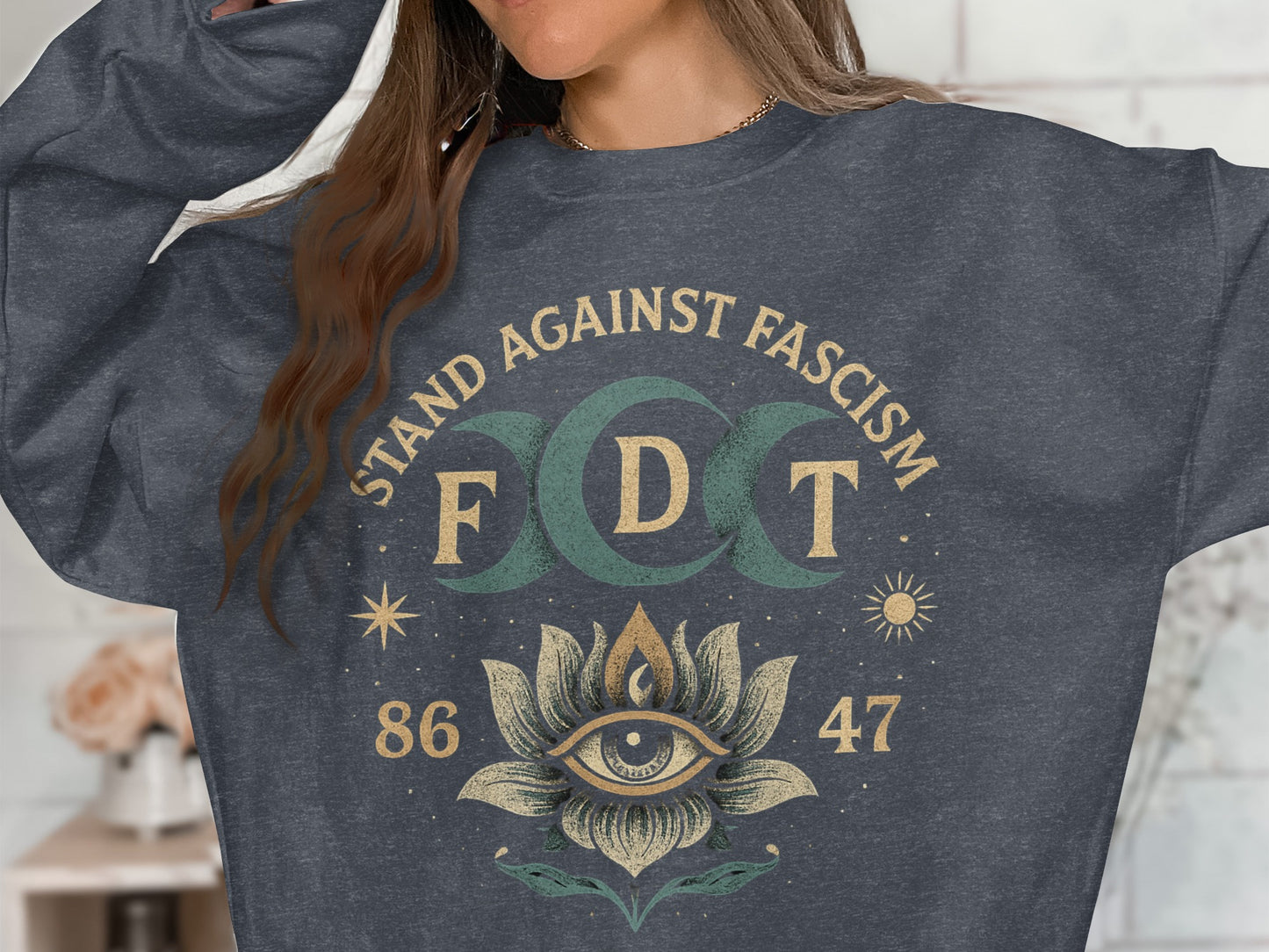 Stand Against Fascism FDT Graphic Sweatshirt product