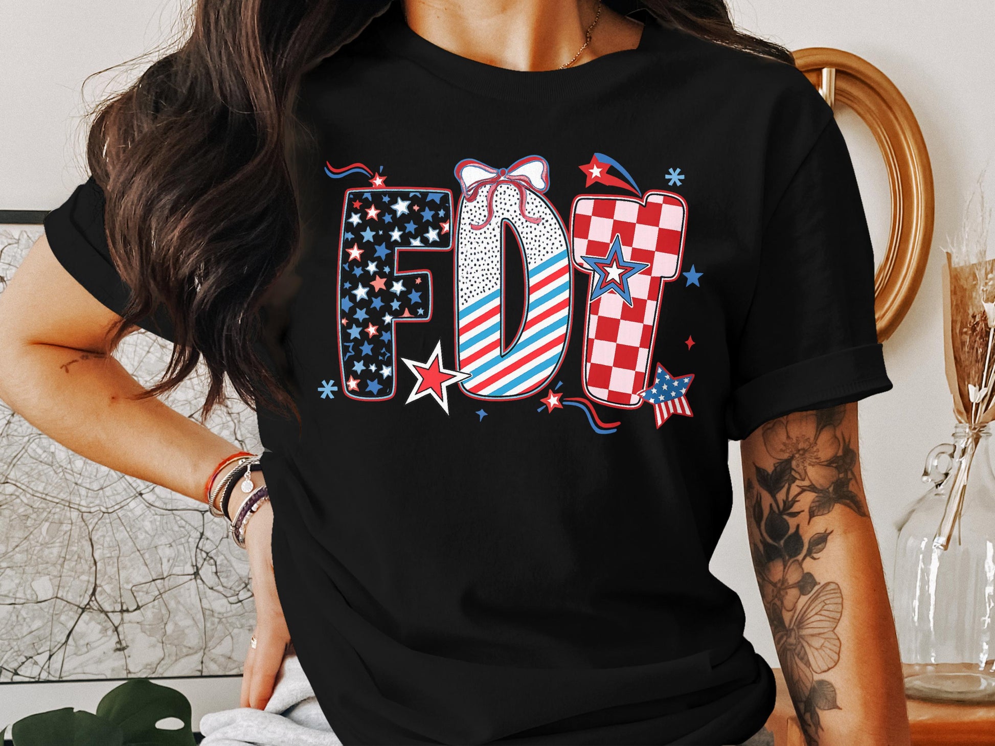 Patriotic FDT Graphic Tee for Celebrating Freedom product type