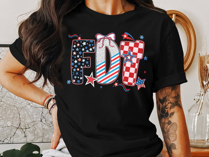 Patriotic FDT Graphic Tee for Celebrating Freedom product type
