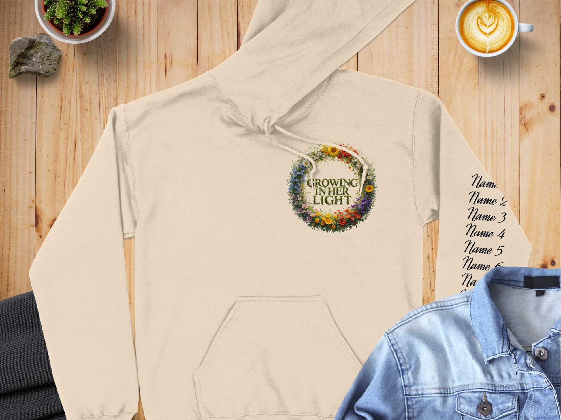 Growing In Her Light Artistic Hoodie Product