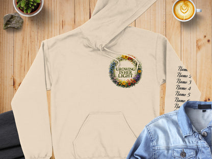 Growing In Her Light Artistic Hoodie Product