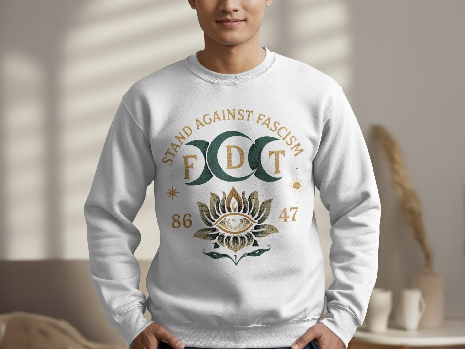 Stand Against Fascism FDCT 86 47 Sweatshirt product