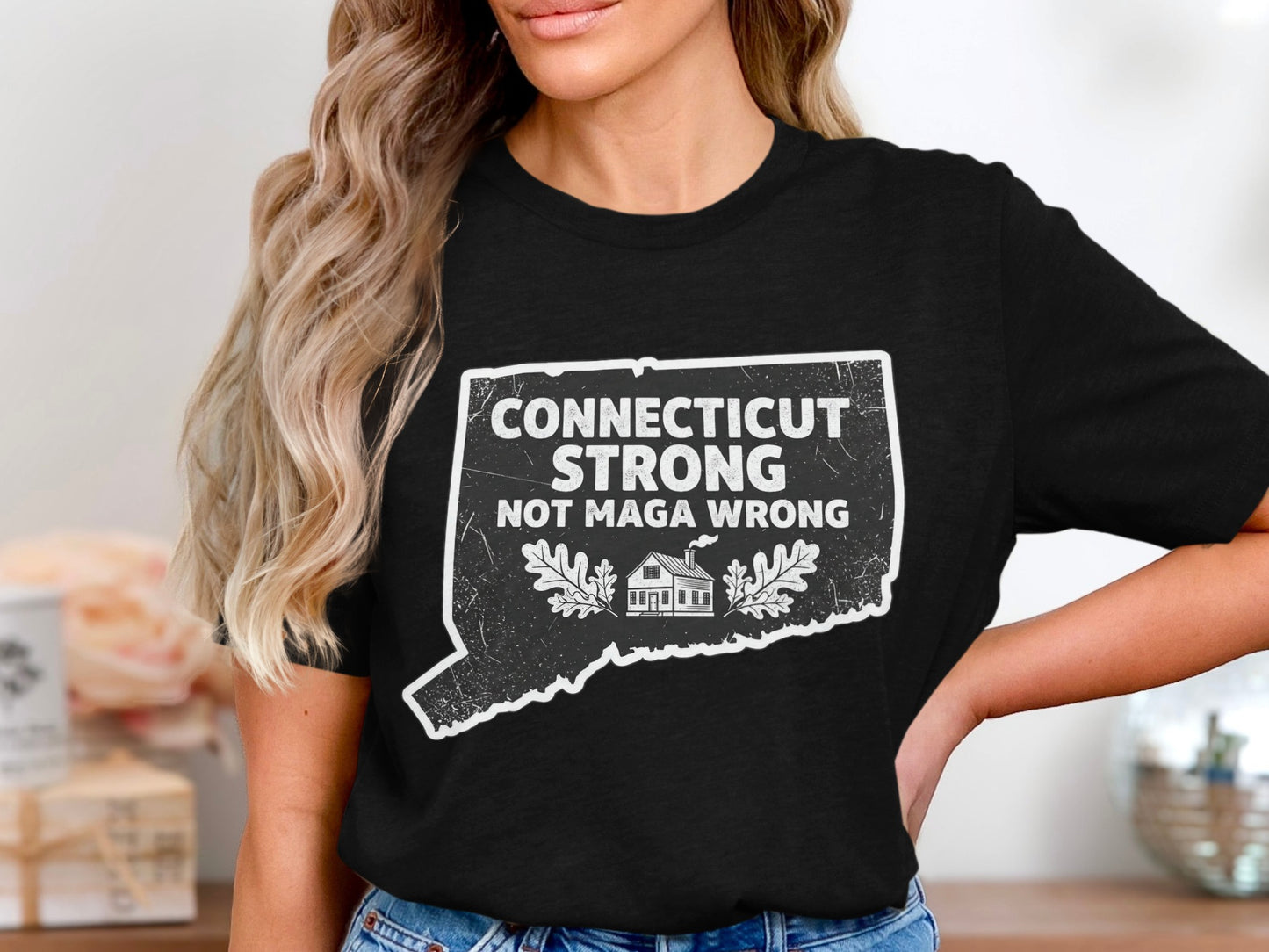 Connecticut Strong Not Maga Wrong T-Shirt product type