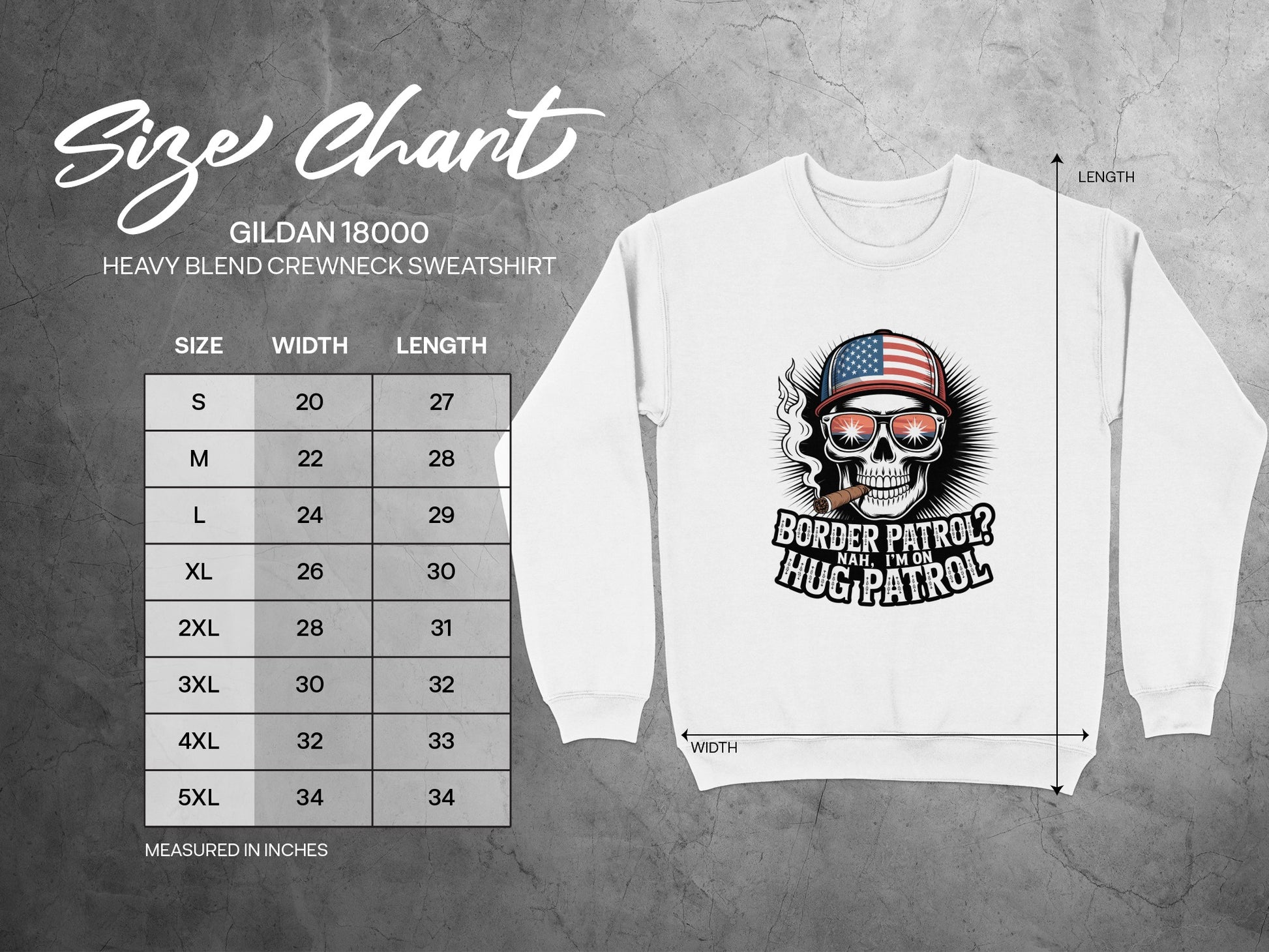 Border Patrol Nah I'm On Hug Patrol Sweatshirt product type