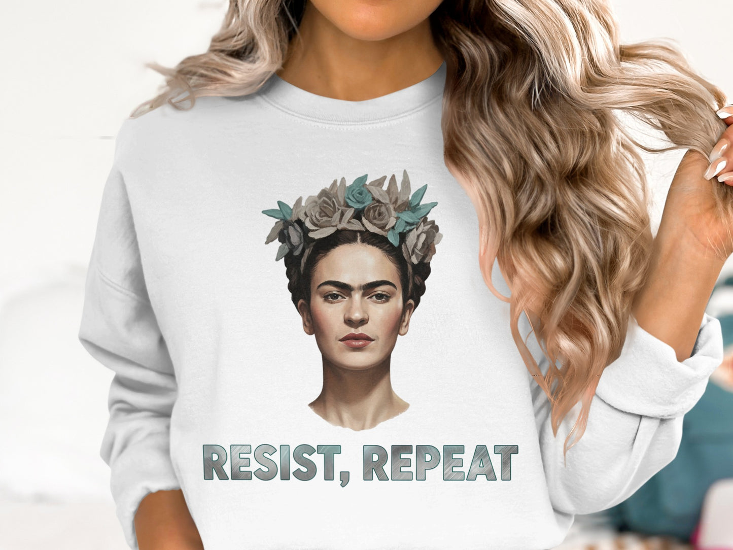 Resist Repeat Graphic Sweatshirt Product