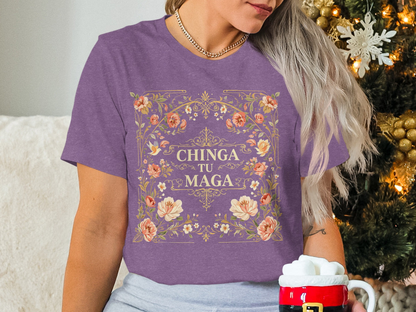 Chinga Tu Maga Graphic T-Shirt for Casual Wear