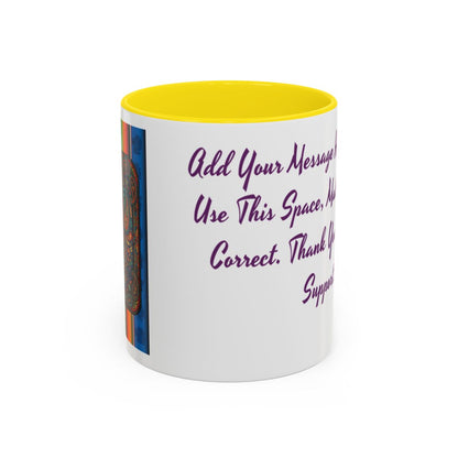 Colorful Virgen de Guadalupe Mug, Vibrant Printed Coffee Cup, Personalized Ceramic Gift, Religious Art, BPA-Free, Ideal Christmas Present