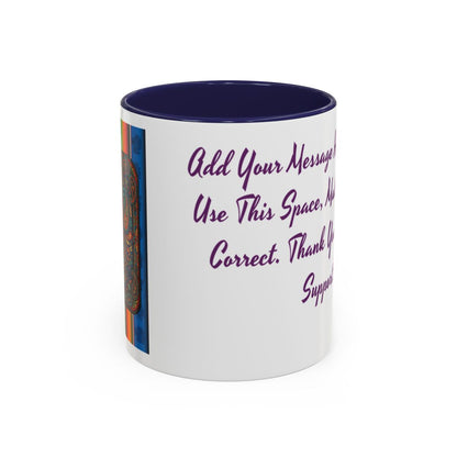 Colorful Virgen de Guadalupe Mug, Vibrant Printed Coffee Cup, Personalized Ceramic Gift, Religious Art, BPA-Free, Ideal Christmas Present