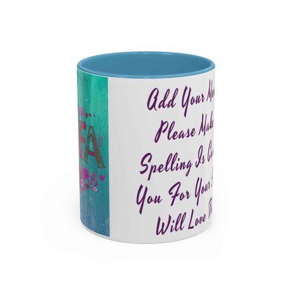 La Jefa Mug, Custom Ceramic Coffee Mug, Boss Lady Gift, Personalized Gift, Floral Design, 11oz 15oz Options, Lead-Free, Microwave Safe