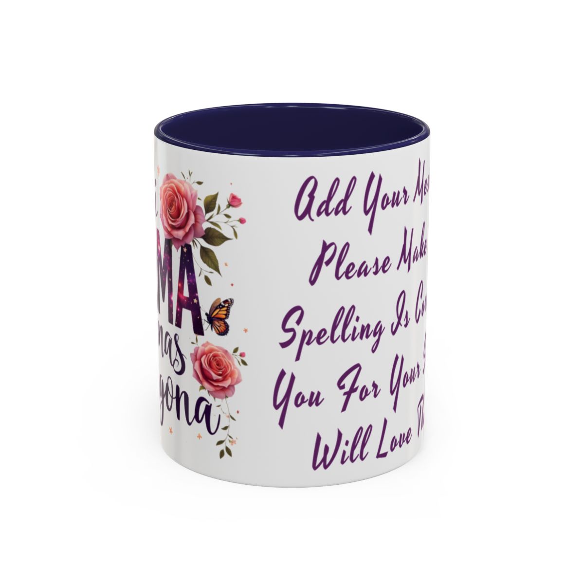 Custom Mother's Mug Cup Mom Gift. Personlized Coffee Cup For Mom, For Grandma