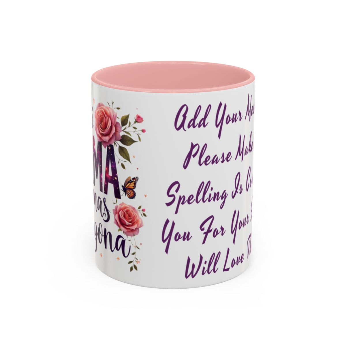 Custom Mother's Mug Cup Mom Gift. Personlized Coffee Cup For Mom, For Grandma