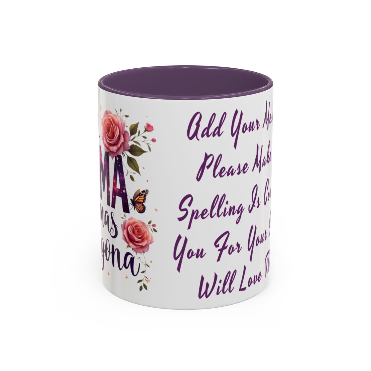 Custom Mother's Mug Cup Mom Gift. Personlized Coffee Cup For Mom, For Grandma