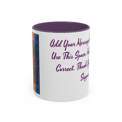 Colorful Virgen de Guadalupe Mug, Vibrant Printed Coffee Cup, Personalized Ceramic Gift, Religious Art, BPA-Free, Ideal Christmas Present