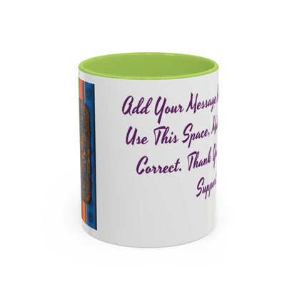 Colorful Virgen de Guadalupe Mug, Vibrant Printed Coffee Cup, Personalized Ceramic Gift, Religious Art, BPA-Free, Ideal Christmas Present