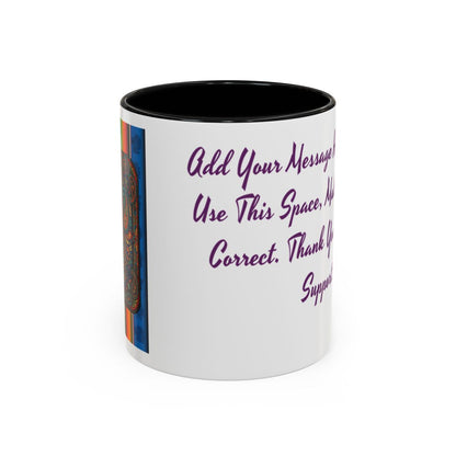 Colorful Virgen de Guadalupe Mug, Vibrant Printed Coffee Cup, Personalized Ceramic Gift, Religious Art, BPA-Free, Ideal Christmas Present