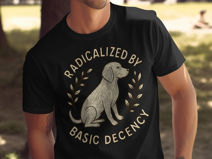 Radicalized by Basic Decency Graphic T-Shirt product type