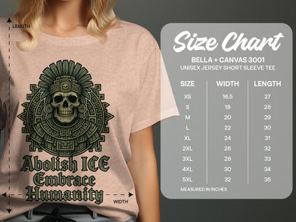 Abolish ICE Embrace Humanity Unisex Jersey Short Sleeve Tee